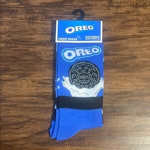 Oreo Blue Crew Socks for Men